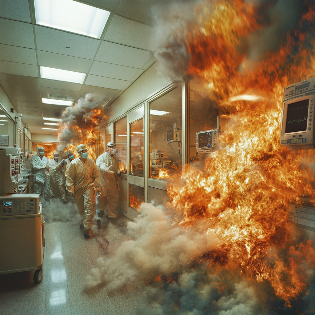 Another fire in the hospital. No biggie.